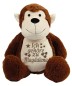 Preview: Affe Stofftier bestickt mit Namen